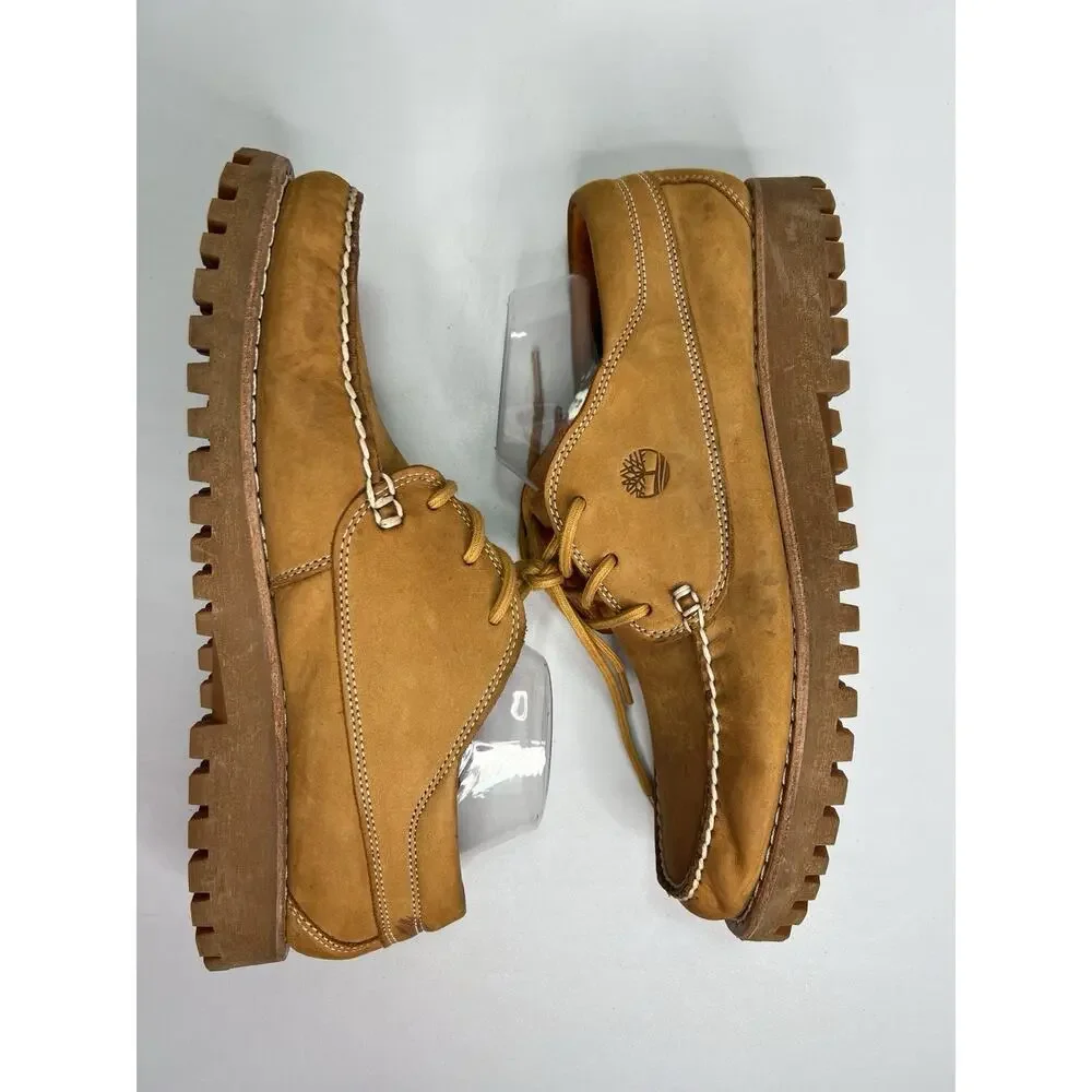 Timberland Jackson’s Landing Moc Toe Oxford Nubuck Shoes Men’s Size 11.5